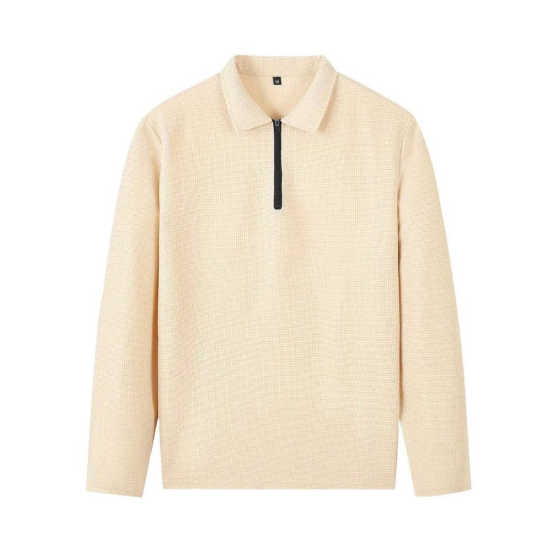 Outfit Men schwarz lässig mit Quarter-Zip und bequemen Hosen - 8 - Atelier-Zofia