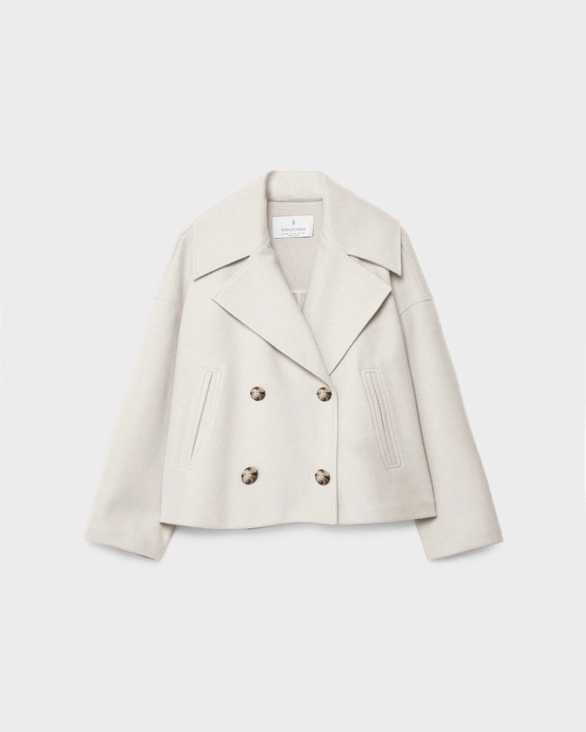Jacket Damen schwarz tailliert mit Doppelreiher - 7 - Atelier-Zofia