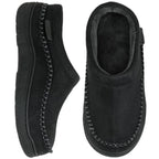 Slipper Damen grau bequem mit kuscheligem Innenfutter - 5 - Atelier-Zofia