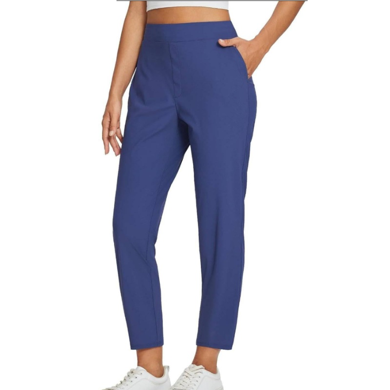 Hose Damen grau tailliert mit schmalem Bein - 12 - Atelier-Zofia