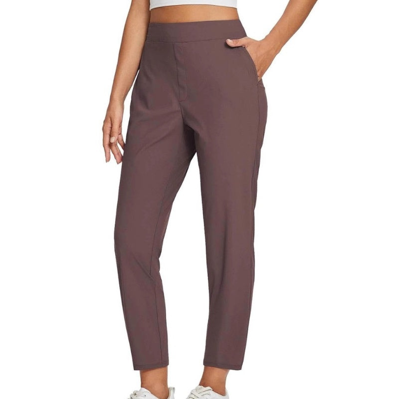 Hose Damen grau tailliert mit schmalem Bein - 13 - Atelier-Zofia