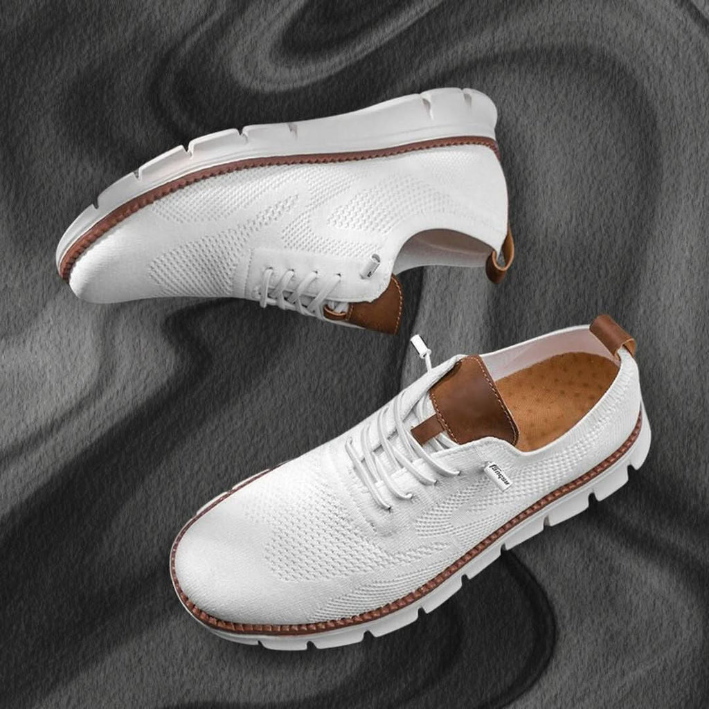Casual Shoes Herren beige mit bequemer Passform und atmungsaktivem Design - 2 - Atelier-Zofia