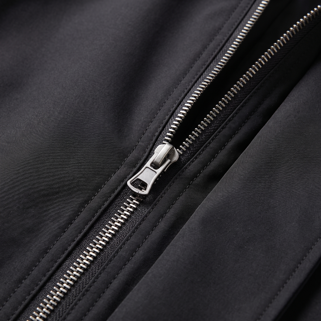 Jacke Herren olivgrün tailliert mit Kapuze und Knopfleiste - 5 - Atelier-Zofia