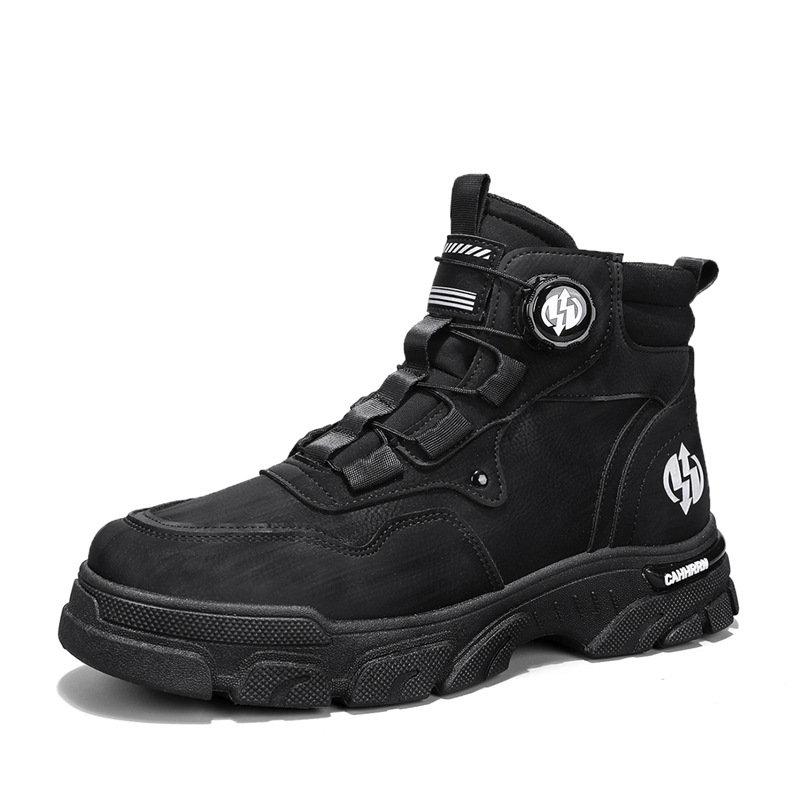 Damen Boots braun mit hohem Schnitt und rutschfester Sohle - 3 - Atelier-Zofia
