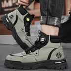 Damen Boots braun mit hohem Schnitt und rutschfester Sohle - 7 - Atelier-Zofia