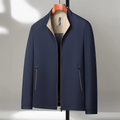 Jacket Herren schwarz tailliert mit Stehkragen und Reißverschluss - 1 - Atelier-Zofia