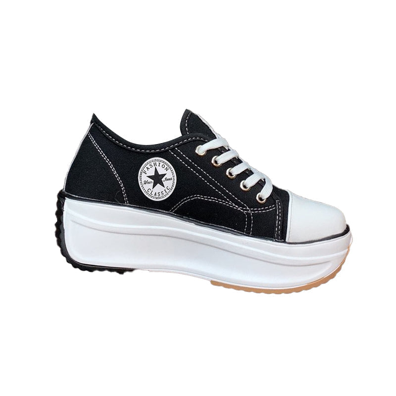 Sneakers Damen weiß mit markanter Sohle und LED-Licht - 16 - Atelier-Zofia