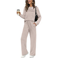 Outfit Damen grau lässig mit weitem Schnitt und Kordelzug - 2 - Atelier-Zofia