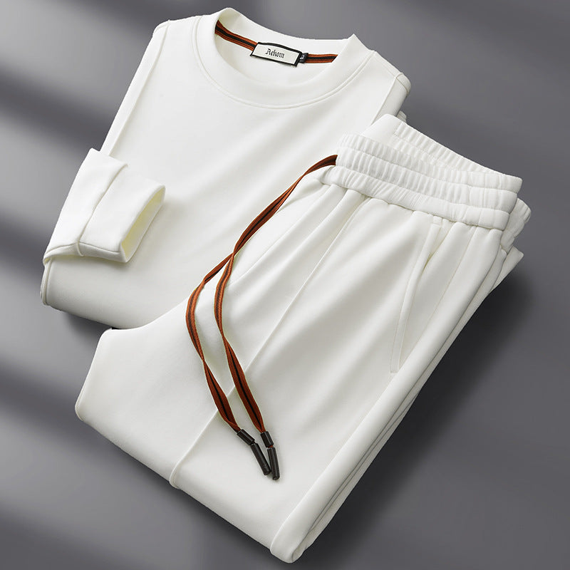 Outfit Damen beige mit lässigem Schnitt und Gummibund - 2 - Atelier-Zofia