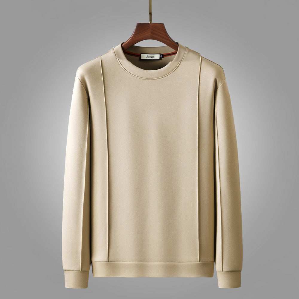 Outfit Damen beige mit lässigem Schnitt und Gummibund - 5 - Atelier-Zofia