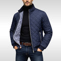 Steppjacke Herren schwarz tailliert mit Stehkragen - 1 - Atelier-Zofia