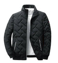 Steppjacke Herren schwarz tailliert mit Reißverschluss - 1 - Atelier-Zofia