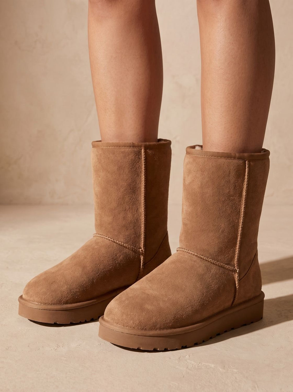 Damen Stiefel braun mit hohem Schaft und rutschfester Sohle - 1 - Atelier-Zofia