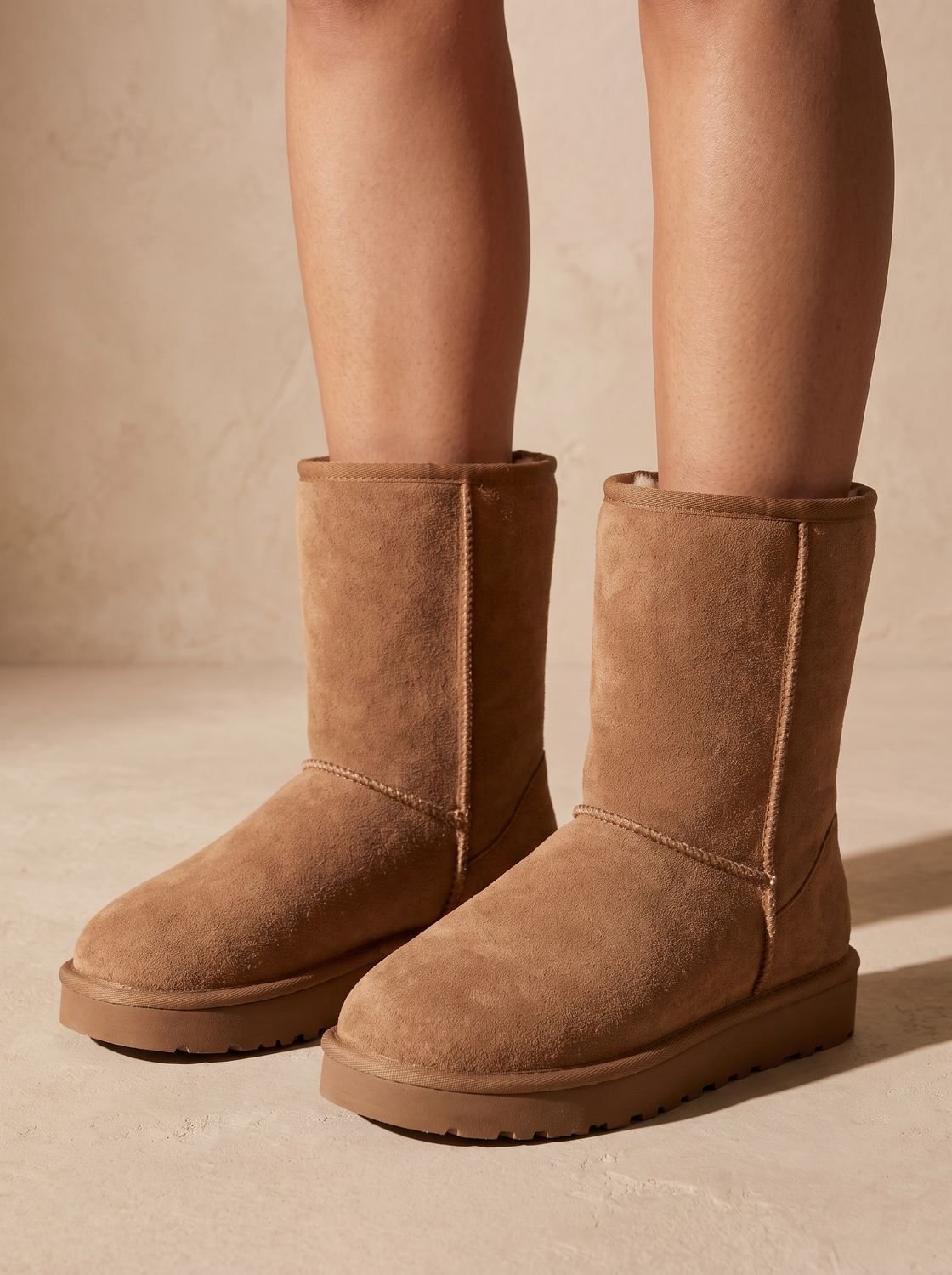 Damen Stiefel braun mit hohem Schaft und rutschfester Sohle - 1 - Atelier-Zofia