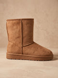 Damen Stiefel braun mit hohem Schaft und rutschfester Sohle - 2 - Atelier-Zofia
