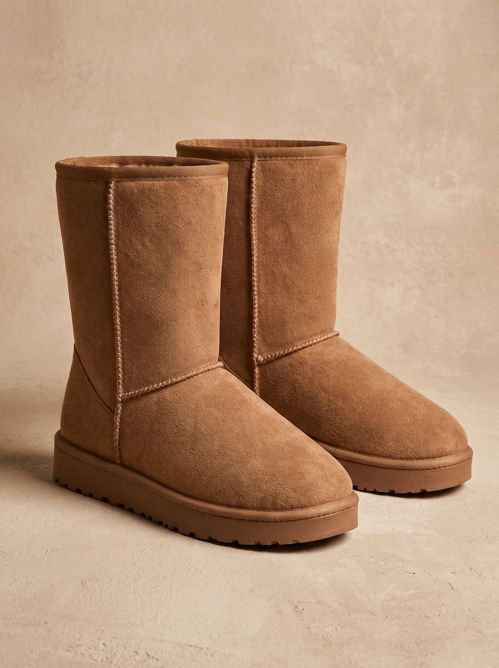 Damen Stiefel braun mit hohem Schaft und rutschfester Sohle - 3 - Atelier-Zofia