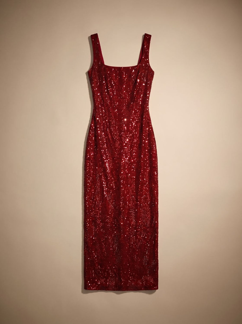 Maxikleid Damen mit schmaler Passform und quadratischem Ausschnitt - 2 - Atelier-Zofia