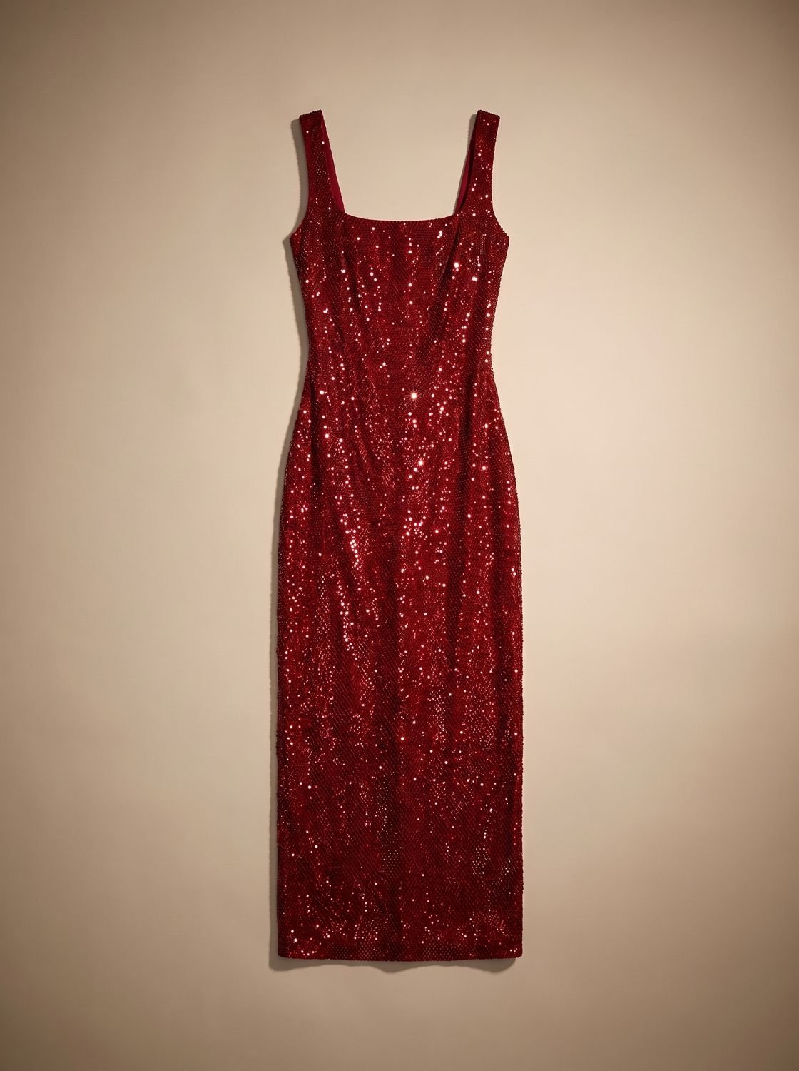 Maxikleid Damen mit schmaler Passform und quadratischem Ausschnitt - 2 - Atelier-Zofia