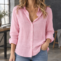 Bluse Damen mit lässigem Schnitt und klassischem Kragen - 1 - Atelier-Zofia