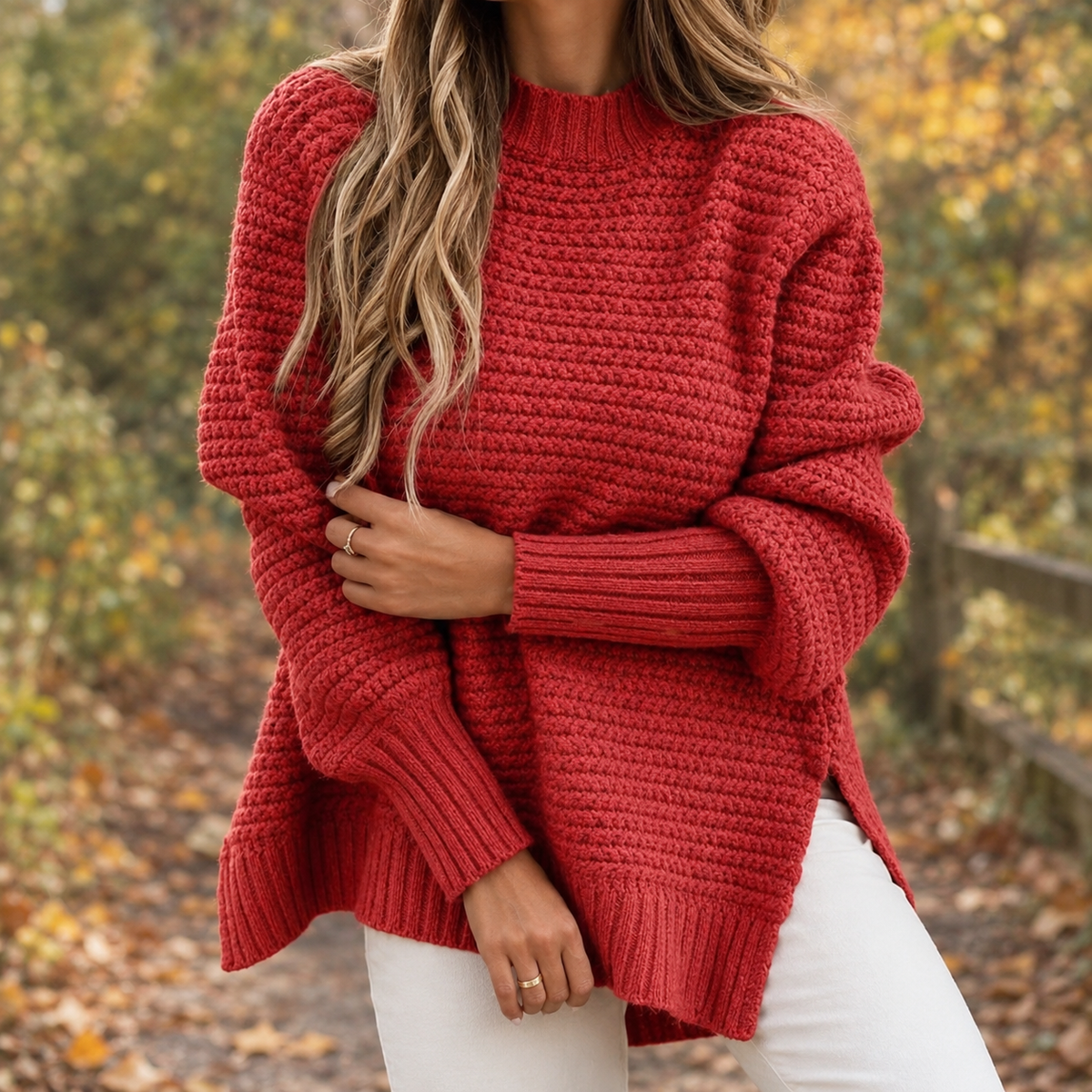 Pullover Damen mit modernem Schnitt und lässigem Stil | A&Z - 1 - Atelier-Zofia