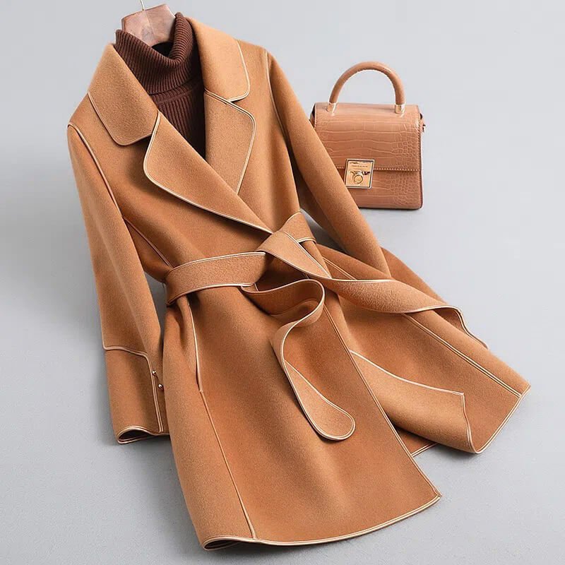 Trench Coat Damen mit Taillengürtel und eleganter Silhouette | A&Z - 1 - Atelier-Zofia