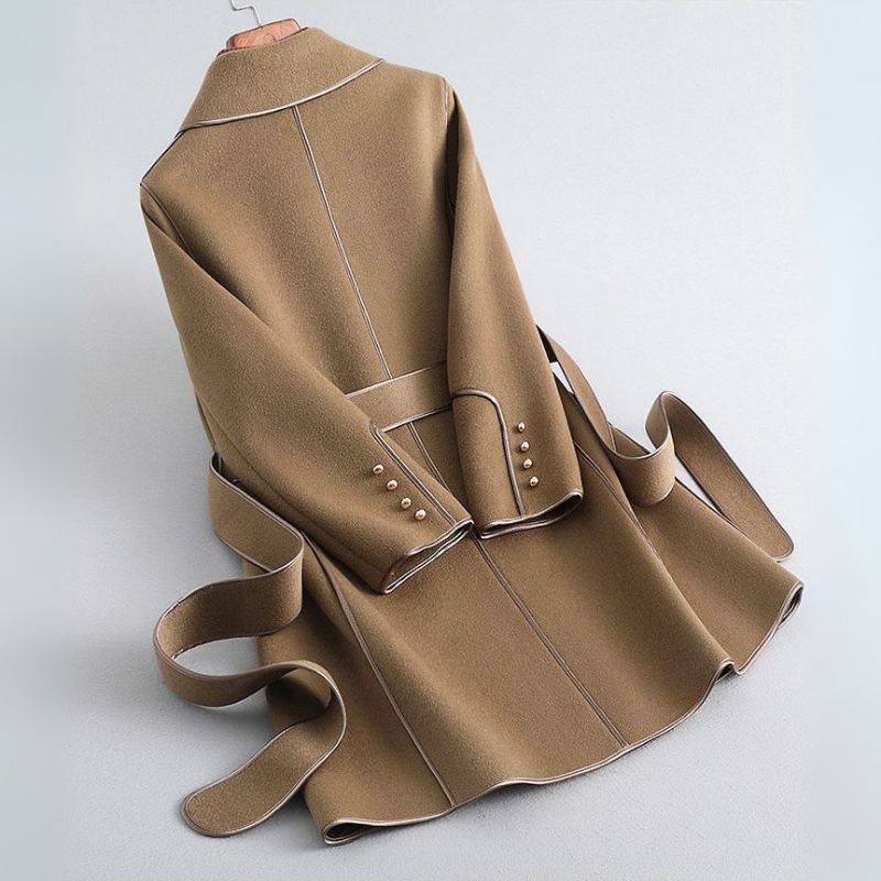 Trench Coat Damen mit Taillengürtel und eleganter Silhouette | A&Z - 3 - Atelier-Zofia