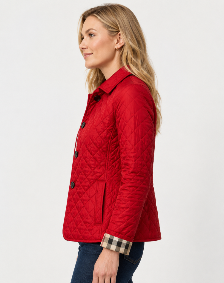 Jacke Damen schwarz tailliert mit Knopfverschluss - 9 - Atelier-Zofia