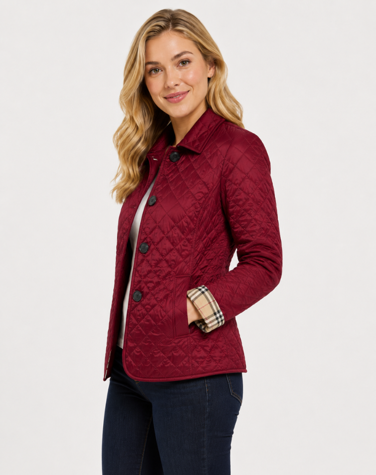Jacke Damen schwarz tailliert mit Knopfverschluss - 11 - Atelier-Zofia