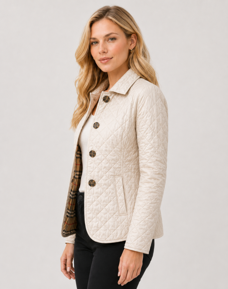 Jacke Damen schwarz tailliert mit Knopfverschluss - 14 - Atelier-Zofia