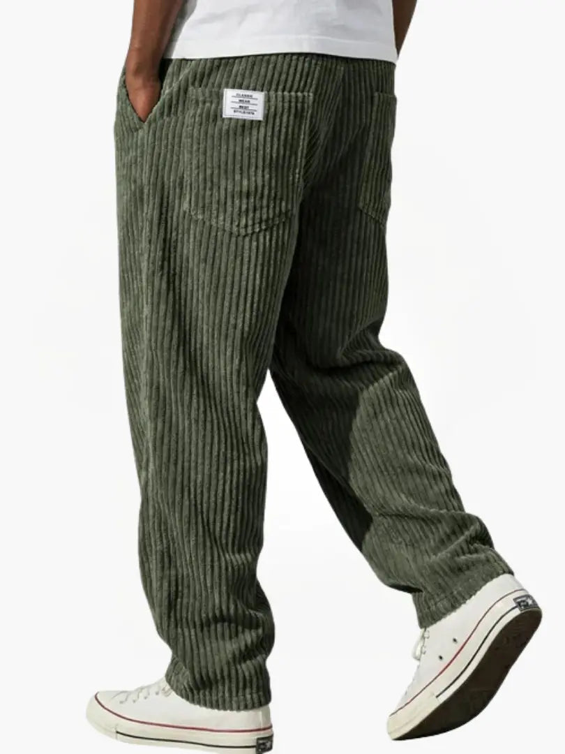 Herren Cargo-Hosen grau weit mit praktischen Taschen - 6 - Atelier-Zofia