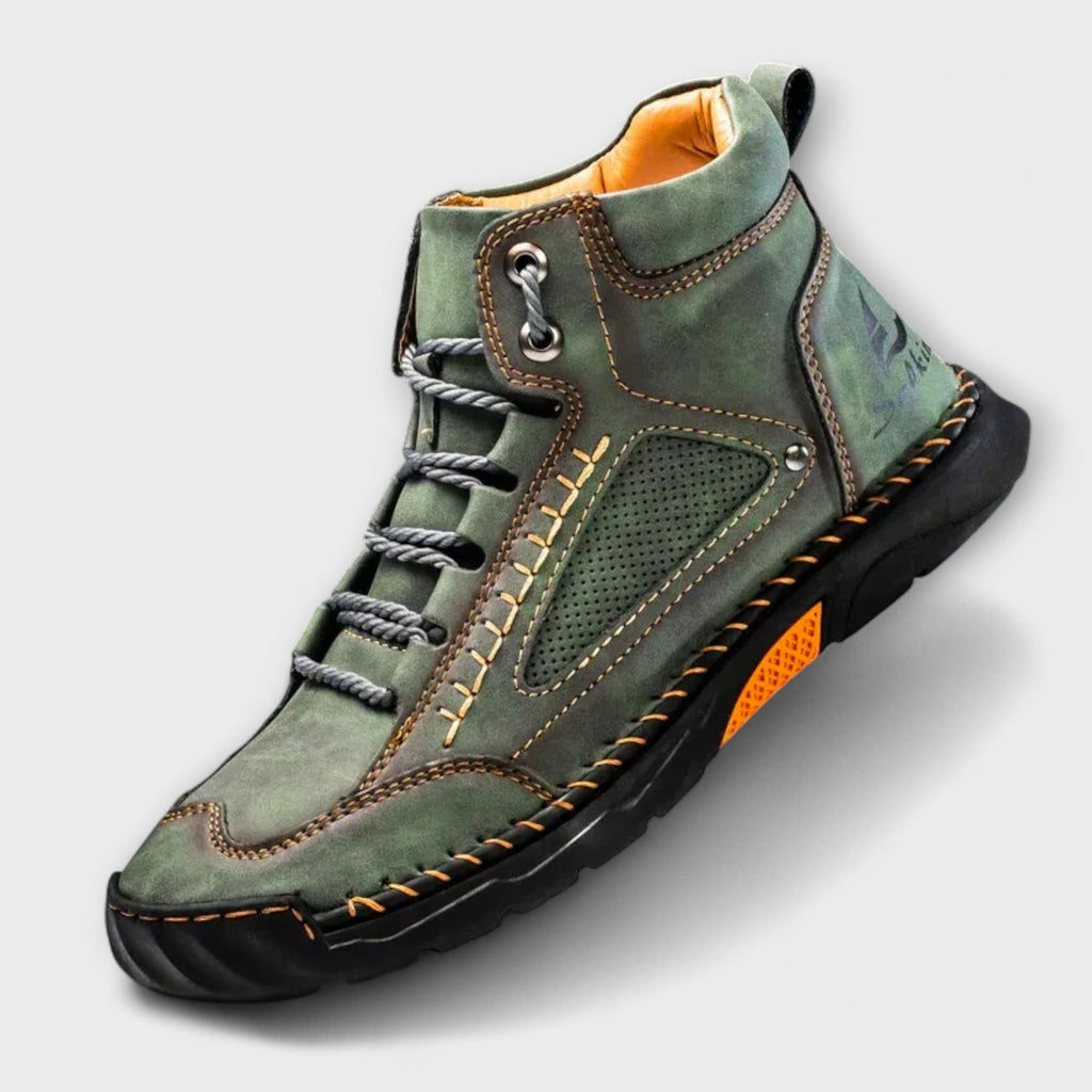 Schuhe Herren blau mit atmungsaktiven Details und rutschfester Sohle - 6 - Atelier-Zofia