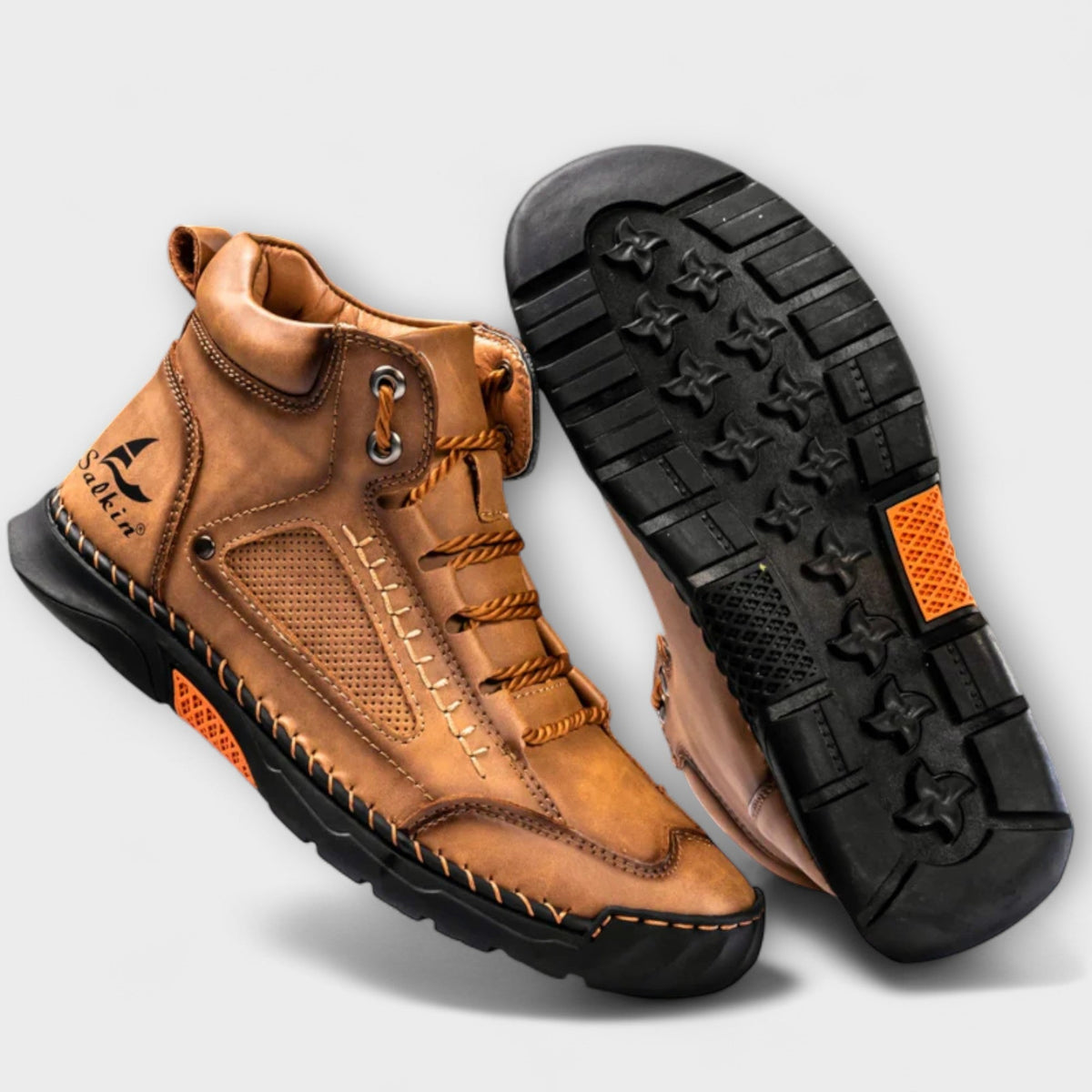 Schuhe Herren blau mit atmungsaktiven Details und rutschfester Sohle - 10 - Atelier-Zofia