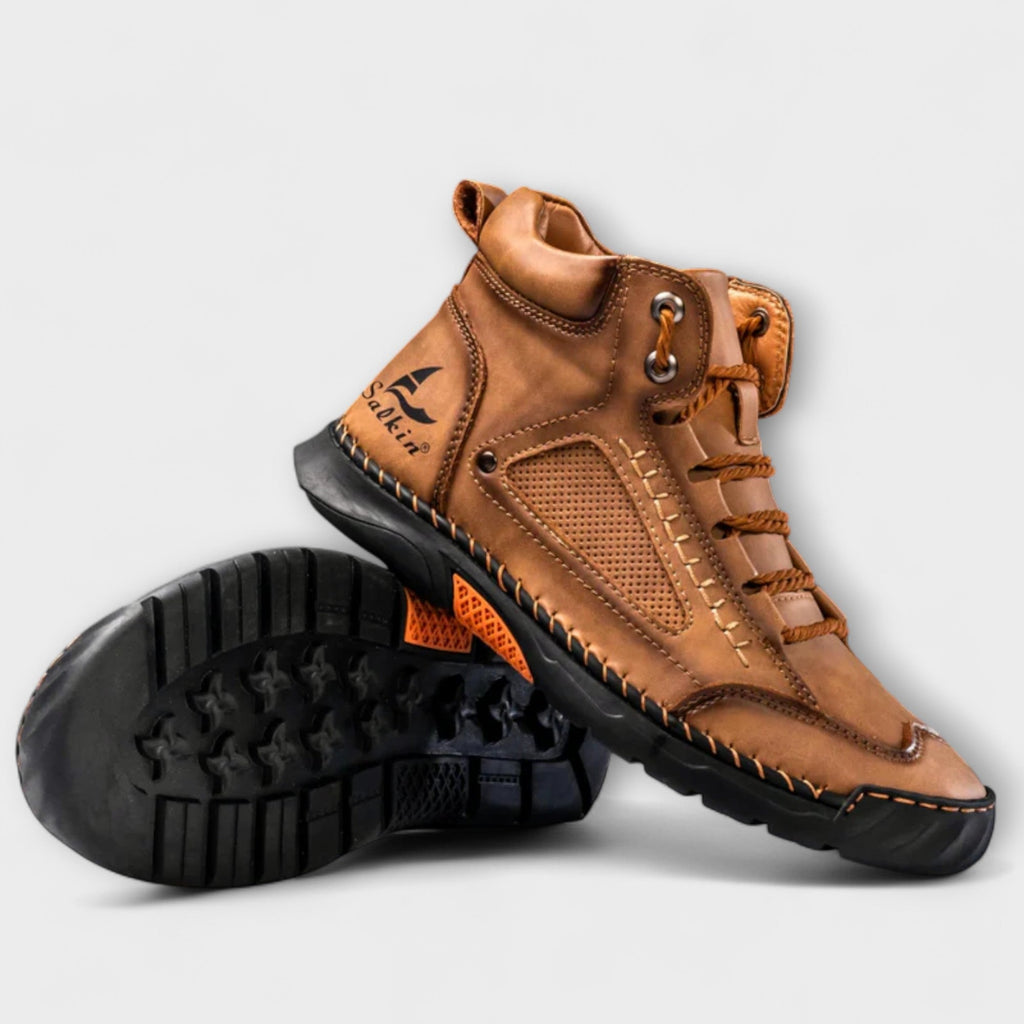Schuhe Herren blau mit atmungsaktiven Details und rutschfester Sohle - 12 - Atelier-Zofia
