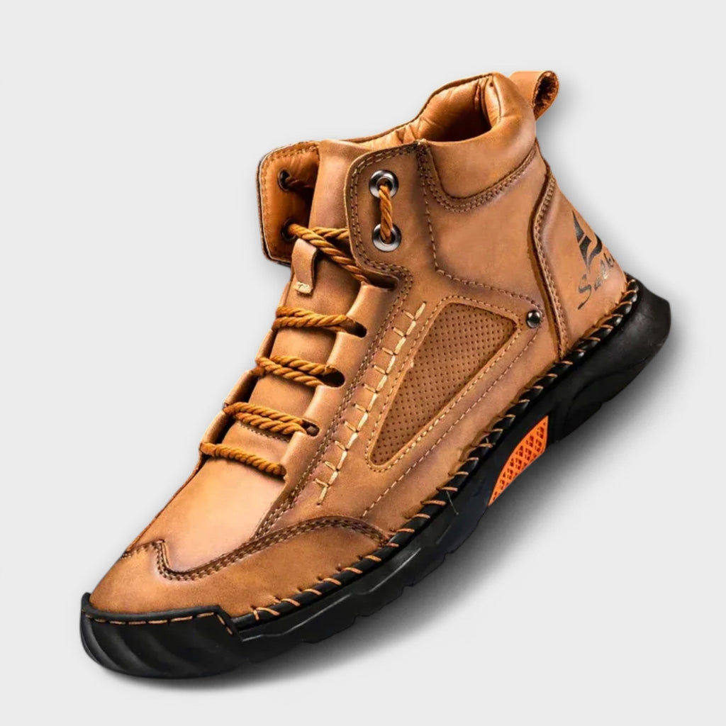 Schuhe Herren blau mit atmungsaktiven Details und rutschfester Sohle - 13 - Atelier-Zofia