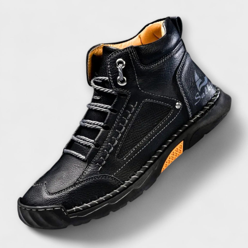 Schuhe Herren blau mit atmungsaktiven Details und rutschfester Sohle - 16 - Atelier-Zofia