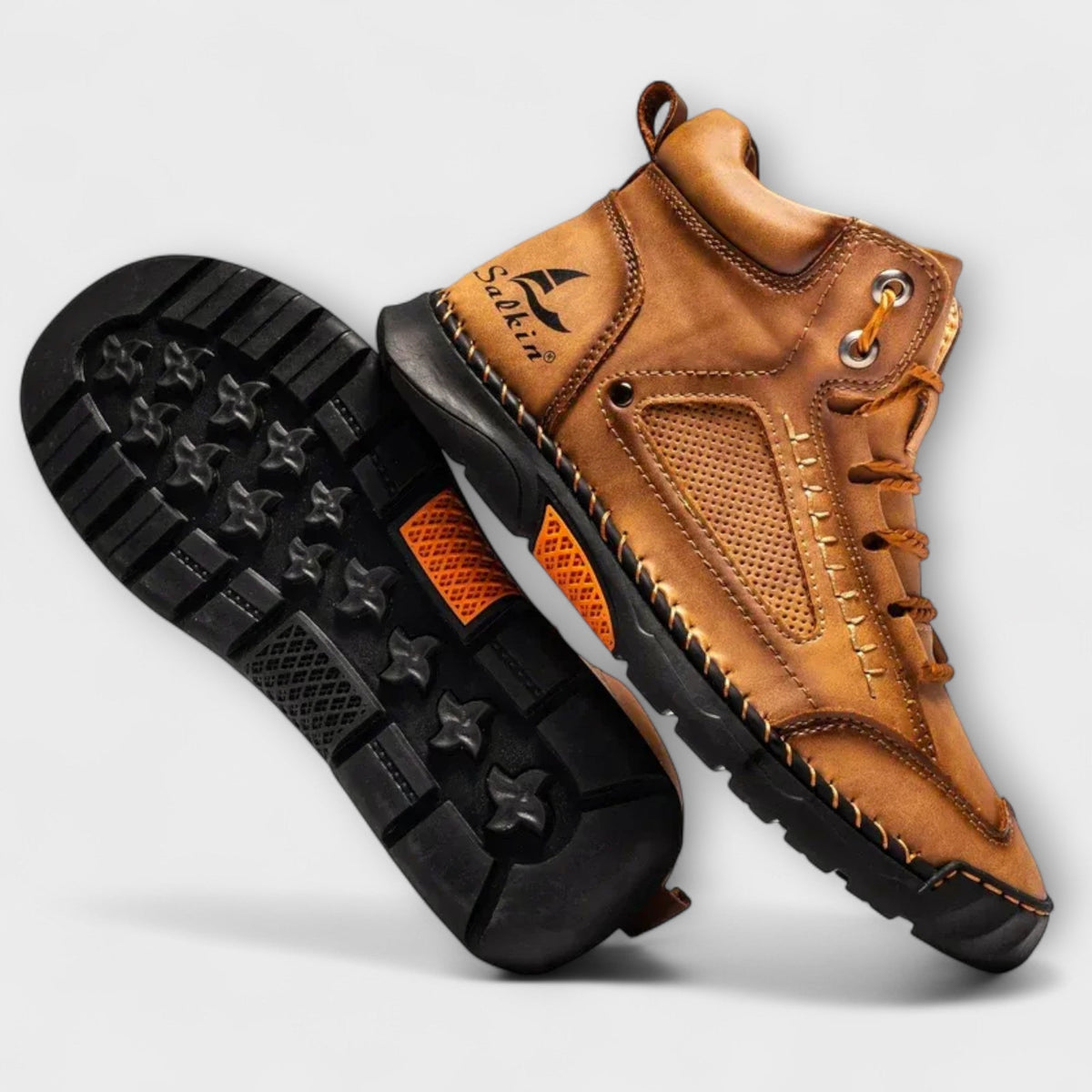 Schuhe Herren blau mit atmungsaktiven Details und rutschfester Sohle - 20 - Atelier-Zofia