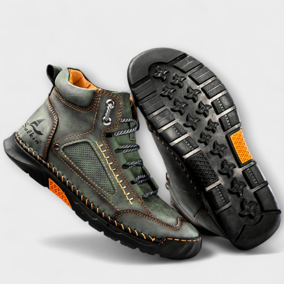 Schuhe Herren blau mit atmungsaktiven Details und rutschfester Sohle - 22 - Atelier-Zofia