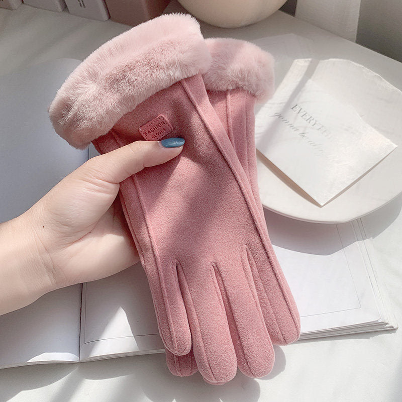 Damenhandschuhe schwarz tailliert mit weichem Innenfutter - 4 - Atelier-Zofia