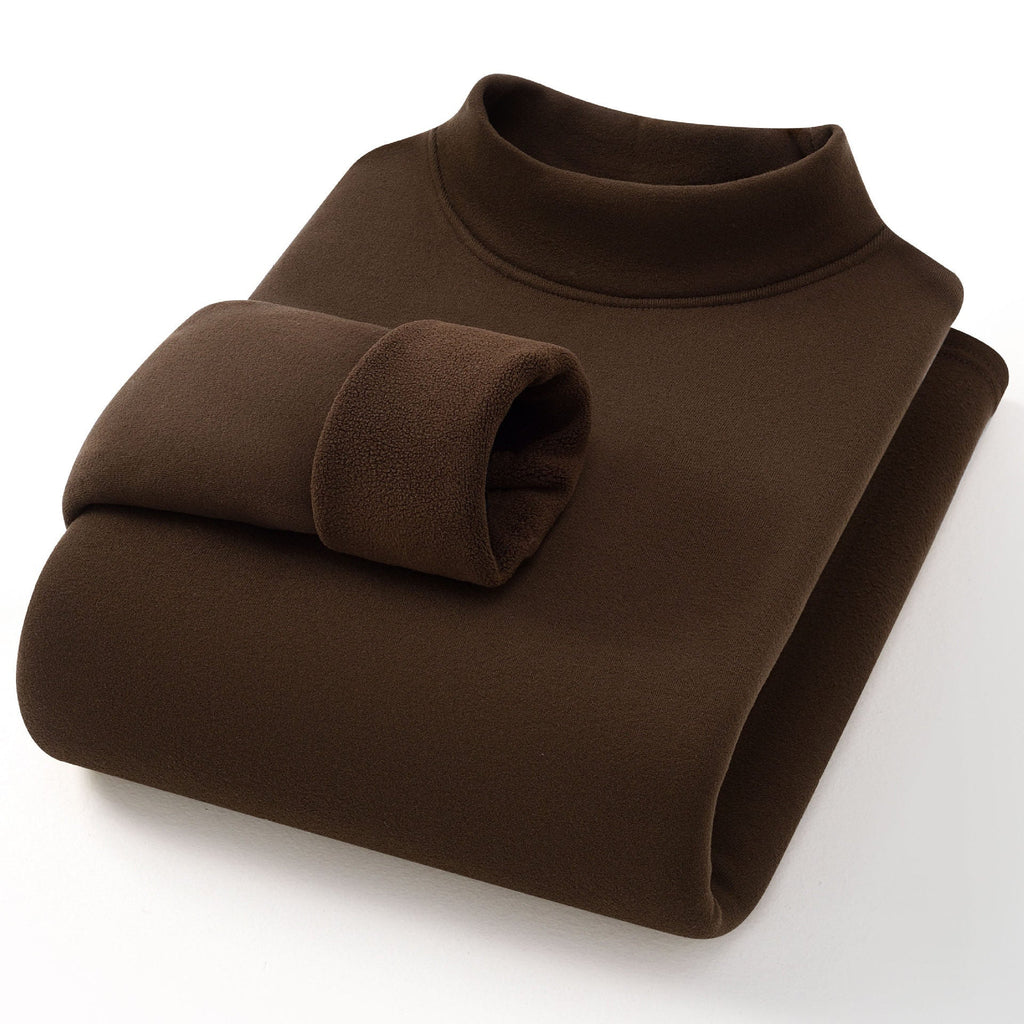 Pullover Damen weiß figurbetont mit Stehkragen - 6 - Atelier-Zofia