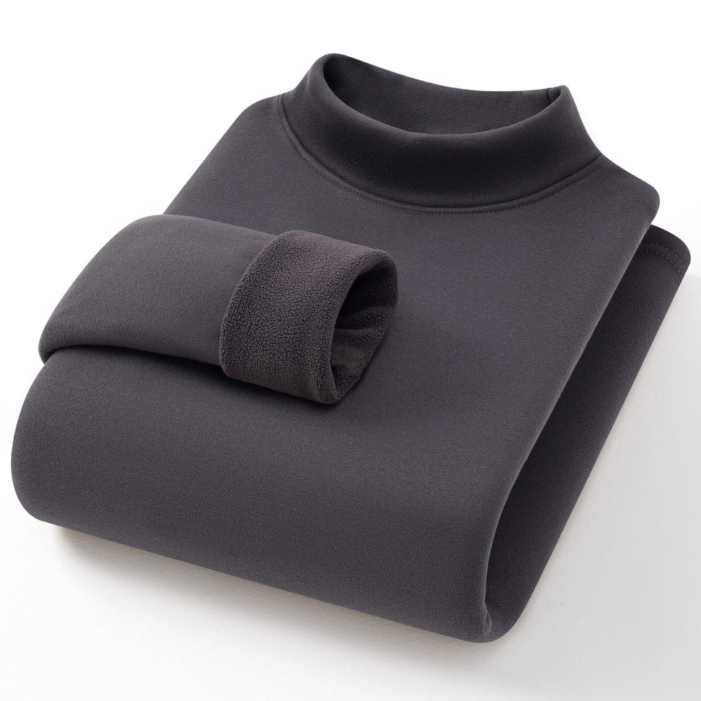 Pullover Damen weiß figurbetont mit Stehkragen - 7 - Atelier-Zofia