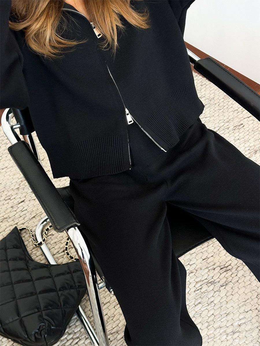 Outfit Damen weiß locker geschnitten mit Kapuze - 11 - Atelier-Zofia