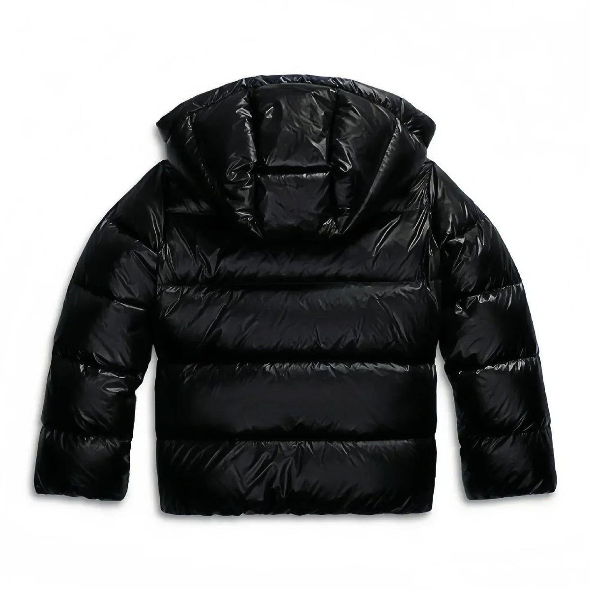 Damen Winterjacke schwarz tailliert mit Kapuze - 6 - Atelier-Zofia