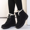 Boots Damen schwarz mit warmem Innenfutter - 1 - Atelier-Zofia