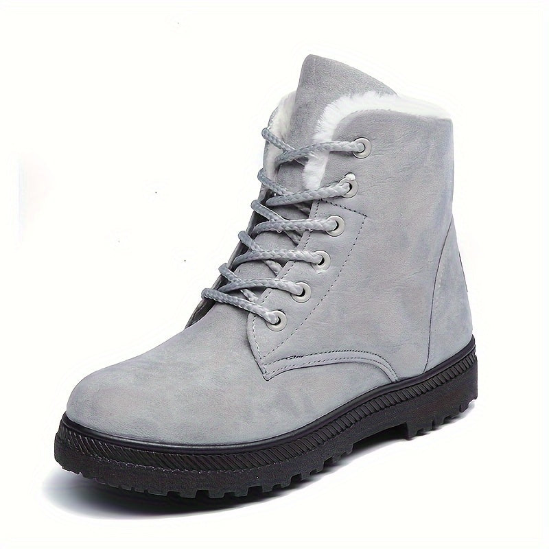 Boots Damen schwarz mit warmem Innenfutter - 4 - Atelier-Zofia
