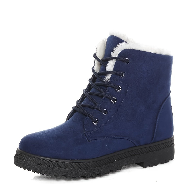 Boots Damen schwarz mit warmem Innenfutter - 6 - Atelier-Zofia