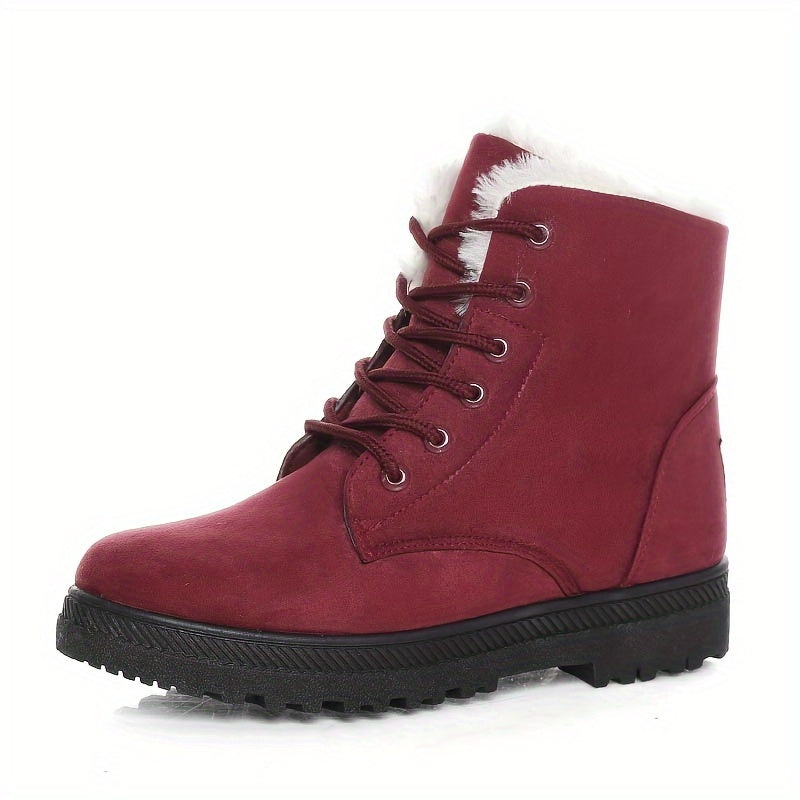 Boots Damen schwarz mit warmem Innenfutter - 8 - Atelier-Zofia