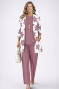 Outfit Damen grün figurbetont mit langen Ärmeln und floralem Muster - 2 - Atelier-Zofia