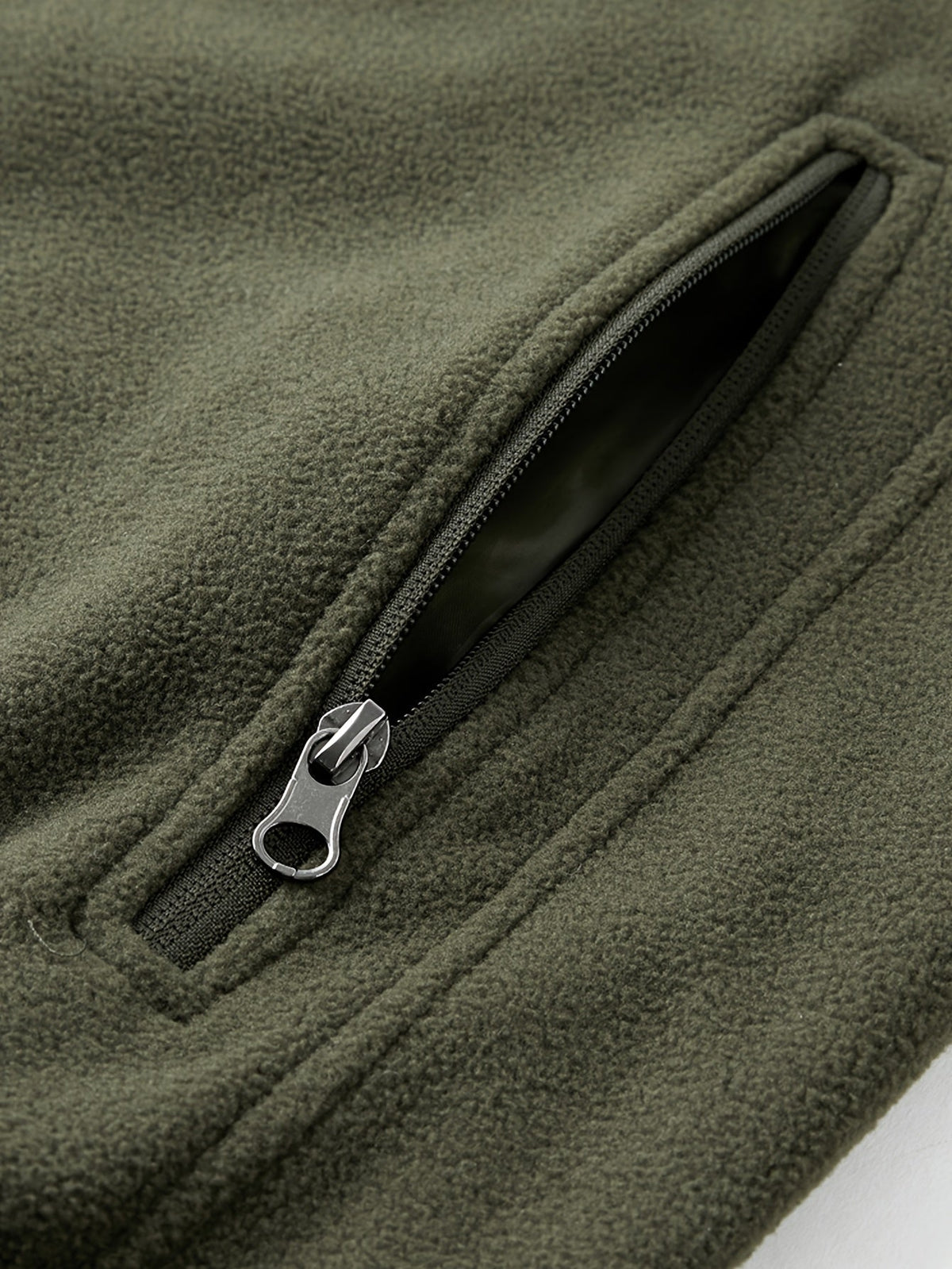 Jacke Herren braun tailliert mit Stehkragen und praktischen Taschen - 13 - Atelier-Zofia