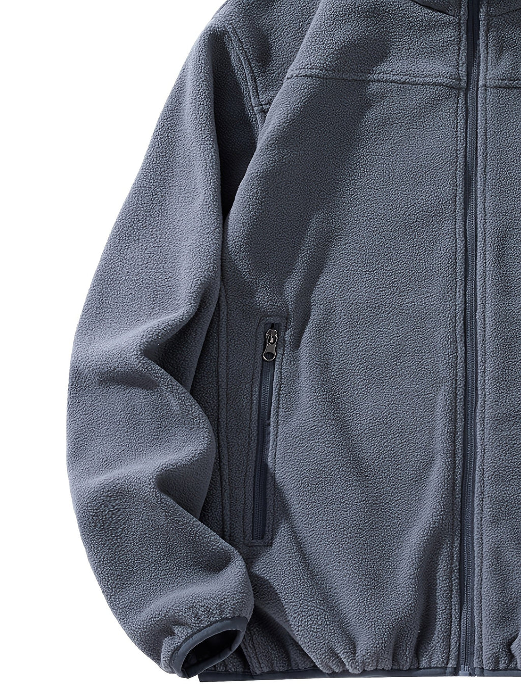 Jacke Herren braun tailliert mit Stehkragen und praktischen Taschen - 25 - Atelier-Zofia