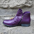 Stiefeletten Damen schwarz figurbetont mit Reißverschluss - 1 - Atelier-Zofia